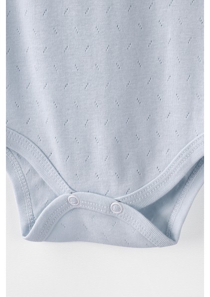 Tiffany Baby %100 Pamuk Nefes Alan Jakarlı Bebek Atlet Badi 0 36 Ay