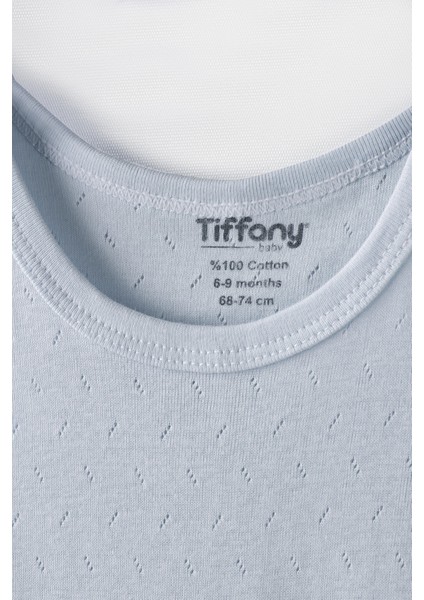 Tiffany Baby %100 Pamuk Nefes Alan Jakarlı Bebek Atlet Badi 0 36 Ay