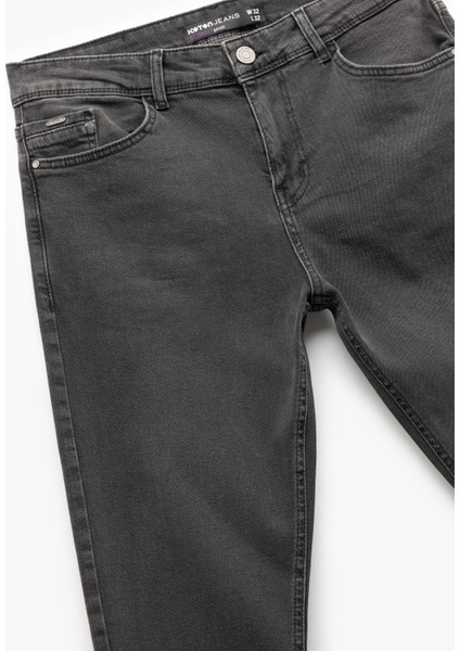 Normal Paça Pamuklu Cep Detaylı Slim Fit Jean Pantolon - Brad Jean modelleri