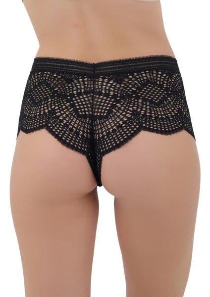 Kadın Dantelli Boxer Külot 3'lü Paket modelleri