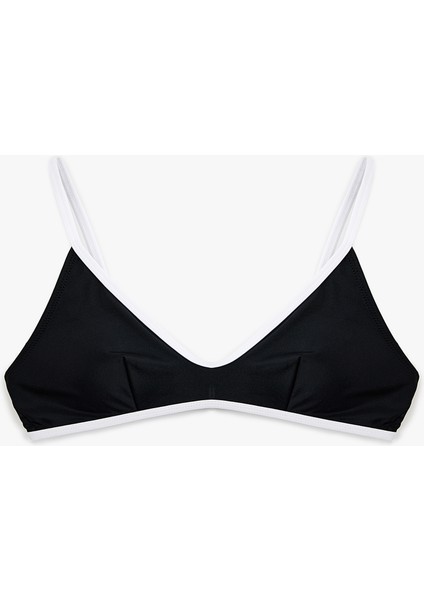 Biyeli U Yaka Spor Bralet Bikini Üstü