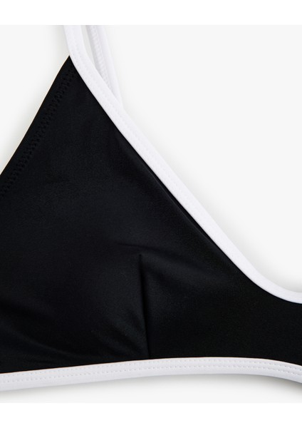 Biyeli U Yaka Spor Bralet Bikini Üstü