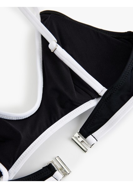 Biyeli U Yaka Spor Bralet Bikini Üstü