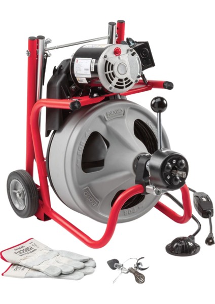 Rıdgıd 27033 K-400 Tamburlu Kanal Açma Temizleme Makinesi