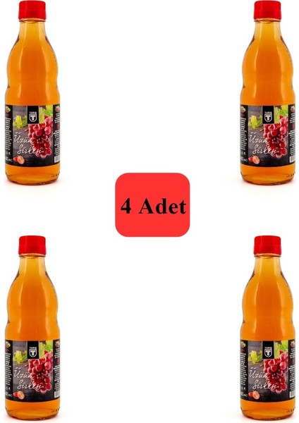 Üzüm Sirkesi 500 ml Cam 4 Adet