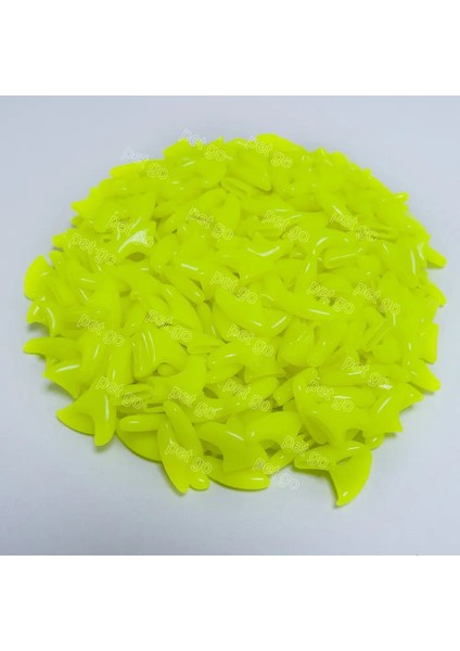 Yeni Moda Düz 100PCS/LOT Kedi Tırnak Kapakları Cat Yumuşak Pençe Kedi Pençeleri 5*yapışkan Tutkal 4 Kedi Boyutu Curry/boyut: Xs (Yurt Dışından)