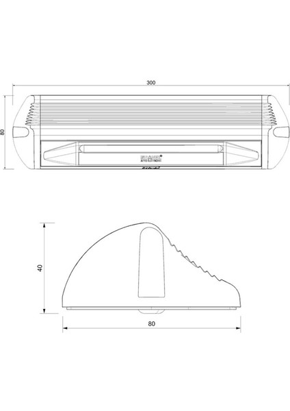 10V-30V Dış Aydınlatma Lambası (Tavan Lambası) (36*0.5W Led) (Su Geçirmez) (300*80) Beyaz Kasa modelleri