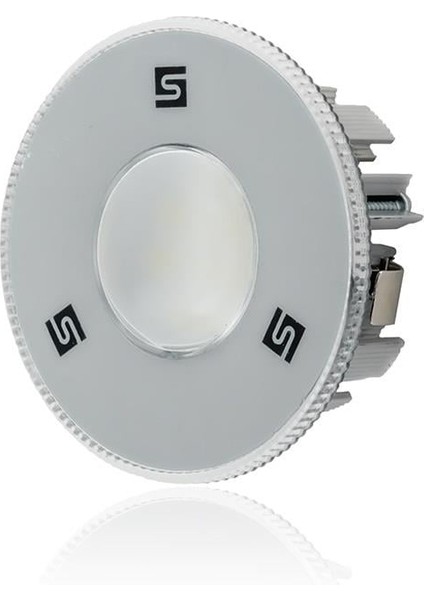 12V-24V Spot Tavan Lambası 6 Ledli 3000K Sıcak Beyaz (6 x 3W) (75 Mm) (Butonsuz) fiyatları