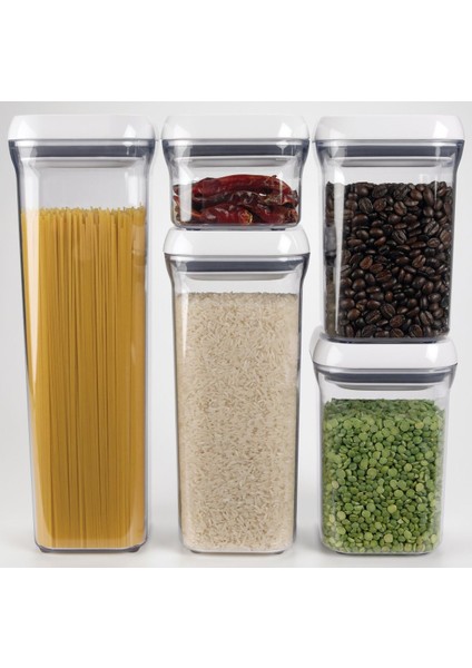 Vakumlu Kare Saklama Kabı - 1 Litre