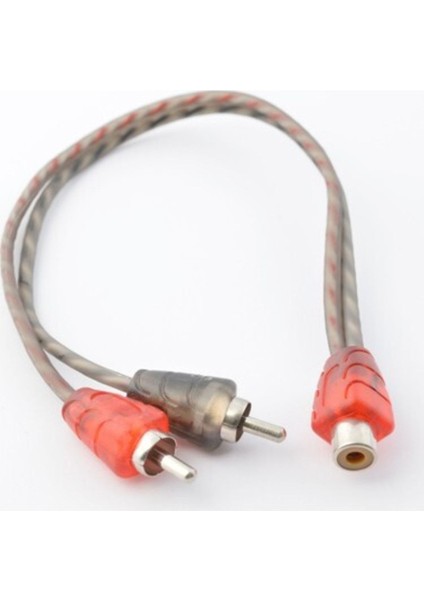 CF-Y11 Y Kablo 2 Erkek 1 Dişi Rca Kablo
