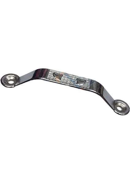 Dekoratif Zamak Kulp Dıştan - 64MM, Nikel, 100 Adet