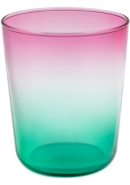 Renard 4'lü Su Bardağı Seti - Pembe/yeşil - 315 ml