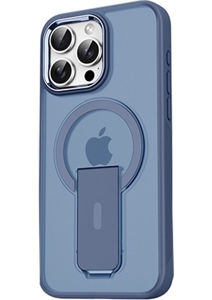 Apple iPhone 15 Pro Yüksek Kenarlıklı Magsafe Standlı Stable Kapak Kılıf