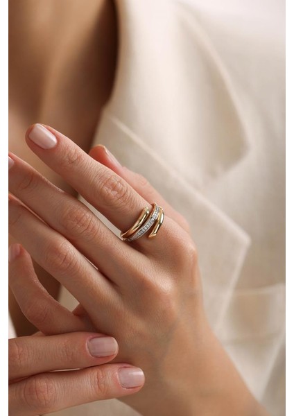 Tekin Seyrekoğlu Altın Taşlı Yüzük