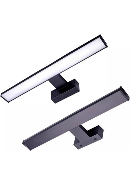 8W Beyaz Ledli Siyah Resim Armatürü, Şık Aydınlatma, 4200K, Akrilik, 1 Başlık