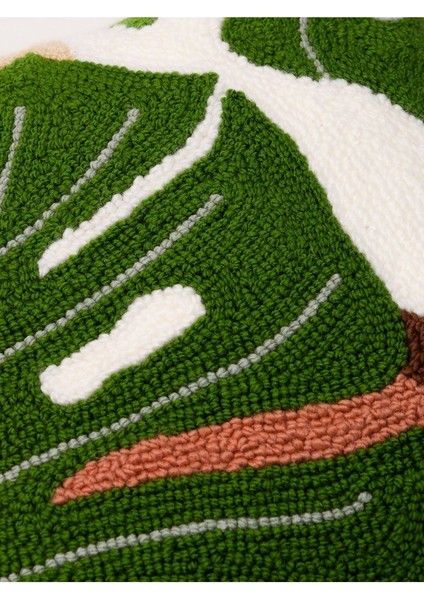 JUNGLE HAZE - Deve Tabanı Monstera Punch Kırlent Kılıfı fırsatları