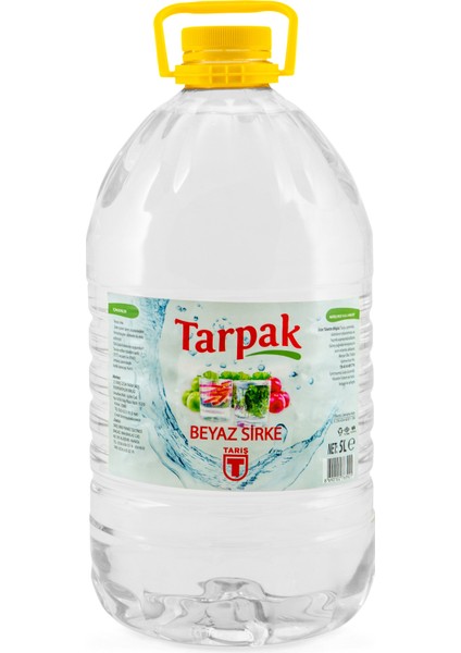 Tarpak Beyaz Sirke 5 Lt Pet Dar Ağız 4 Adet