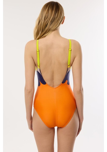 4300 Sarı Desenli Toparlayıcı Mayo modelleri