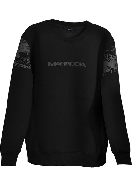 Siyah Unisex Kadın & Erkek Sweatshirt