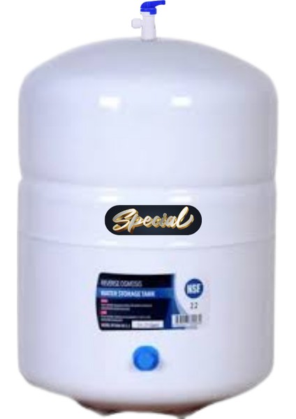 Chem 8 Litre (2.2 Galon) Nsf Onaylı Antibakteriyel Çelik Tank.su Arıtma Cihazları Için