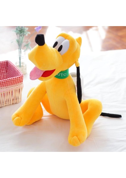 Sevimli Plüton Goofy Peluş Oyuncak Sevimli Peluş Anime Köpek Peluş Kucaklama Bebek Yastık Ev Dekor Noel Hediyesi (Yurt Dışından)