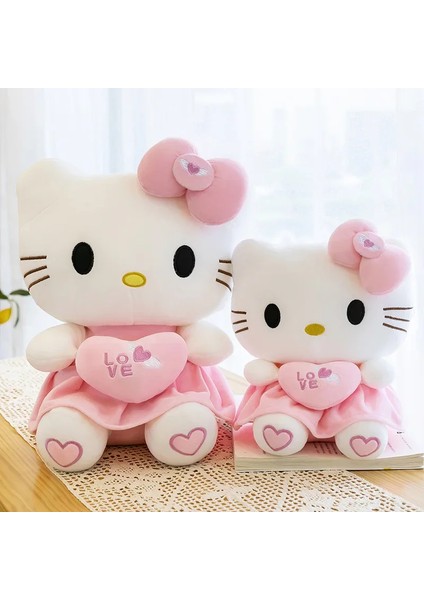 Kawaii Anime Kt Kedi Peluş Bebek Sanrio Kt Kedi Peluş Oyuncaklar Yastık Yumuşak Dolması Sevimli Pembe Bebek Karikatür Dekorasyon Hediye (Yurt Dışından) fiyatları