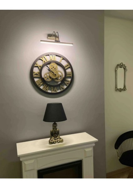 Eskitme Kasa Sarı Işık Elektrikli Banyo Duvar Ayna Tablo Aydınlatma Flüt Kuğu Aplik Ledli Aplik 320