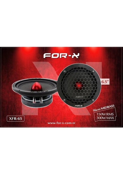 Xfr-65 16 cm 300W 150RMS Midbass indirimleri