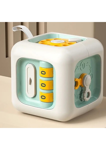 6 Arada 1 Montessori Eğitim Oyuncakları Duyusal Meşgul Kurul Bebek Uygulama Becerileri Çekmece Küp Fidget Kız Boycolor Için Eğitim Oyuncakları: C192-YEŞIL (Yurt Dışından)