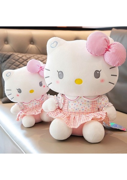 Sanrio Hello Kitty Anime Hello Kitty Doldurulmuş Oyuncaklar Peluş Yumuşak Yastık Doğum Günü Hediyeleri Kızlar Için Kawaii Hello Kitty Peluş Bebek (Yurt Dışından) fiyatları