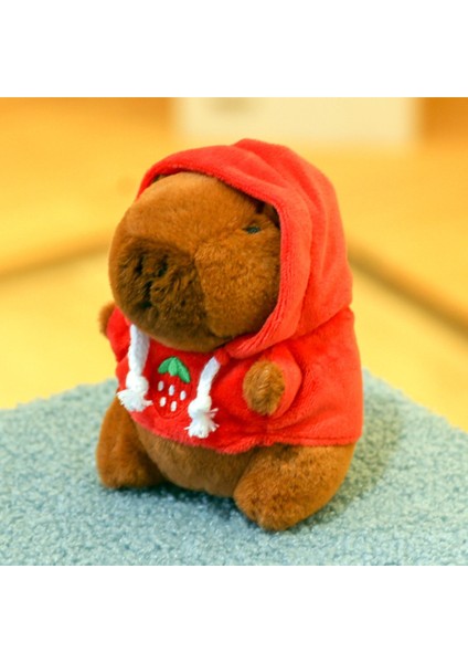 Sevimli Kapibara Peluş Oyuncak Kanatlı Hoodie Simülasyon Bebek Küçük Boy Doldurulmuş Hayvanlar Anime Kabarık Oyuncak Doğum Günü Partisi (Yurt Dışından)