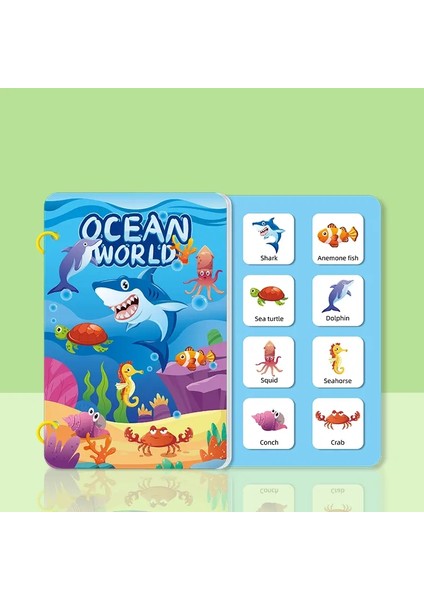 Çocuklar Erken Eğitim Sessiz Bir Kitap Bir Kitap Bebek Diy Bulmacası Etiket Montessori Oyuncak Taşınabilir Eğitim Oyuncak Çıkartma Kitabı Renk: B (Yurt Dışından)