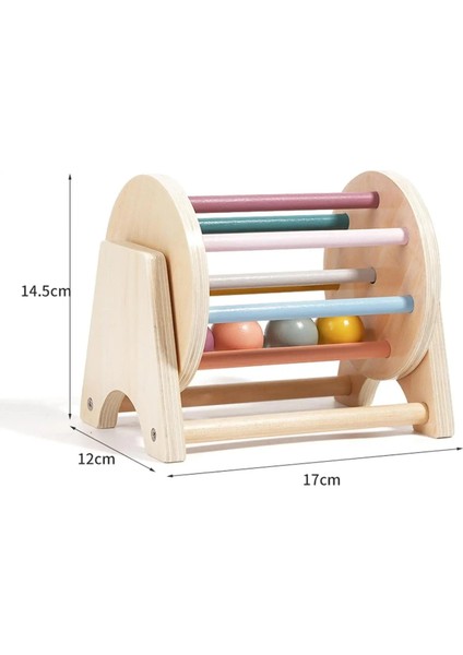 Montessori Madeni Para Atış Renk Şekli Sıralama Eşleşen Bebek Oyuncakları, 2'si Bir Arada Damla Kutusu Nesne Kalıcı Kutu ， Yürümeye Başlayan Çocuk Için Hediye: Davul (Yurt Dışından)