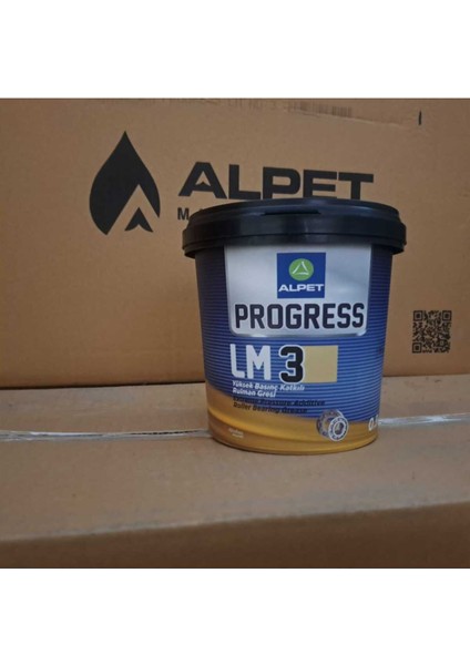 Progress Lm No:3 - 0.9 kg (Plastık) Sarı Gres