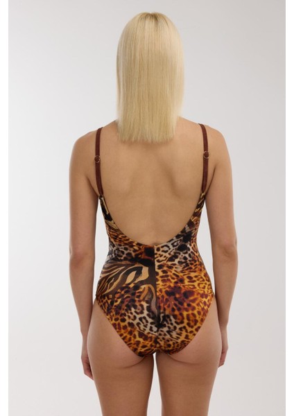 4300 Leopar Desenli Toparlayıcı Mayo modelleri