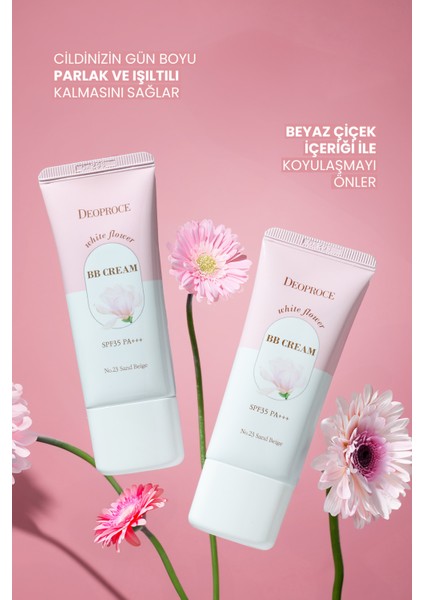 Beyazlatıcı ve Işıltı Artırıcı White Flower Bb Krem 30ML No:23