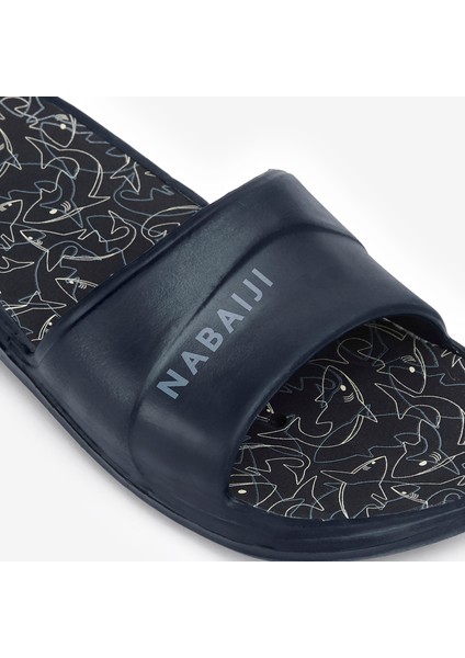 Çocuk Havuz Terliği - Siyah - Köpekbalığı Desenli - Slap 500 fiyatları