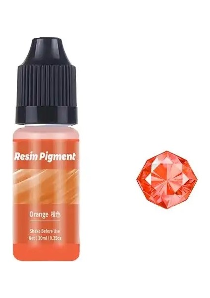 10ML Epoksi Reçine Pigment Sıvı Renkli Boya Dıy Uv Epoksi Reçine Kalıp Takı Yapımı Aksesuarlar Boya Pigment Renk: 1554257 (Yurt Dışından)