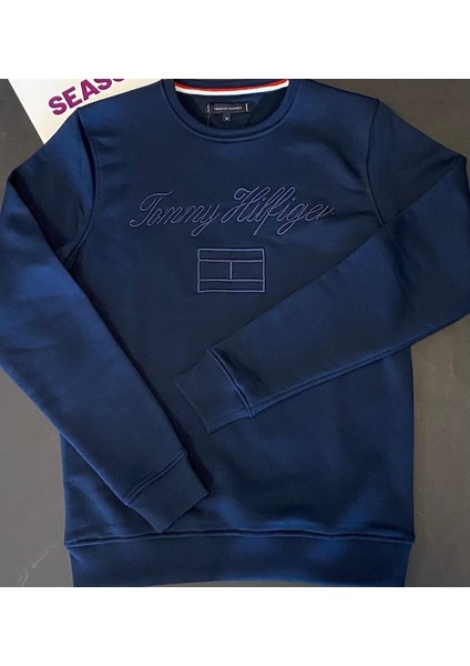 Slimfit Bisiklet Yaka Sweatshirt