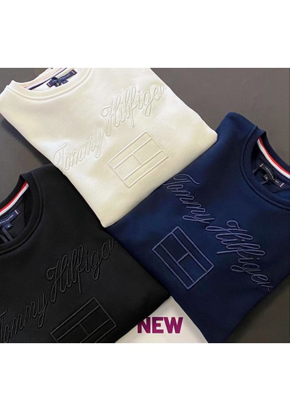 Slimfit Bisiklet Yaka Sweatshirt