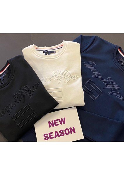 Slimfit Bisiklet Yaka Sweatshirt