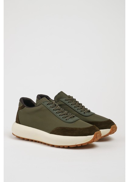 Alvin Model Ithal Taban Kombinasyonlu Deri Sneaker Ayakkabı