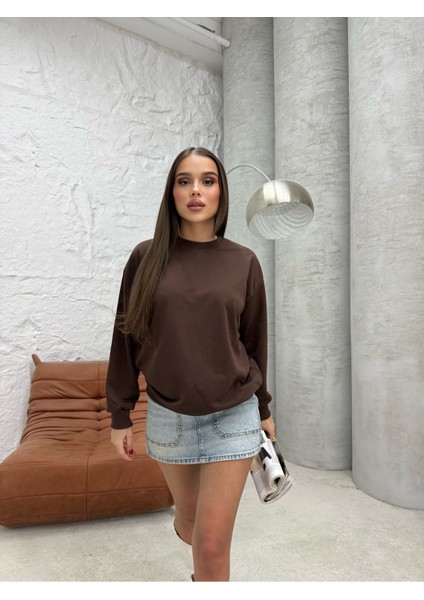 Düz Renk Kadın Sweatshirt indirimleri
