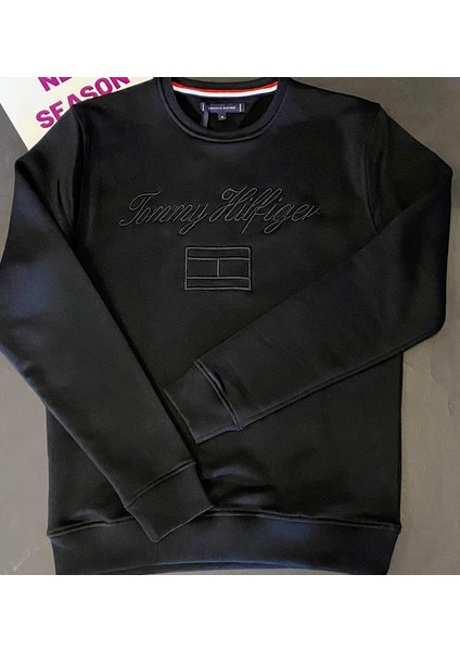 Slimfit Bisiklet Yaka Sweatshirt