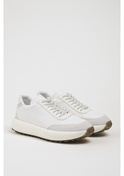 Alvin Model Ithal Taban Kombinasyonlu Deri Sneaker Ayakkabı