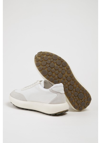 Alvin Model Ithal Taban Kombinasyonlu Deri Sneaker Ayakkabı