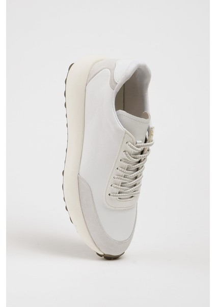 Alvin Model Ithal Taban Kombinasyonlu Deri Sneaker Ayakkabı