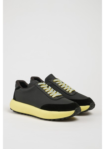 Alvin Model Ithal Taban Kombinasyonlu Deri Sneaker Ayakkabı