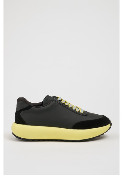 Alvin Model Ithal Taban Kombinasyonlu Deri Sneaker Ayakkabı