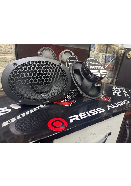 Massive 6x9 Oval Midrange 400 Watt 100 Rms 1 Takım 2 Adet